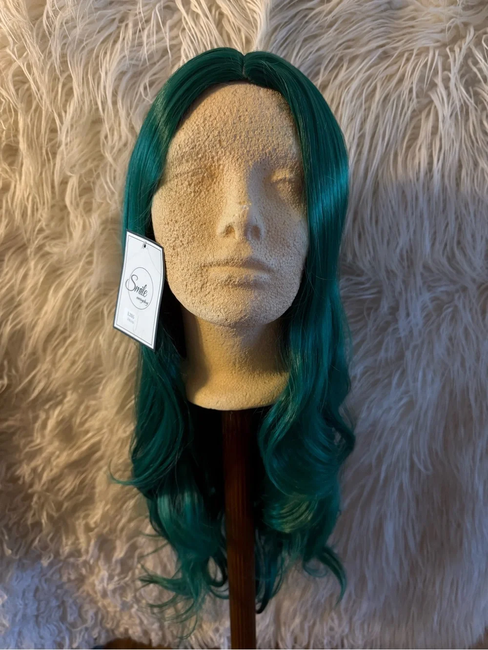 Brand Long Green Women’s Synthetic Wig